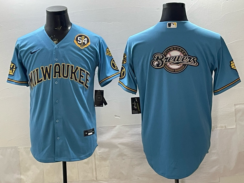 Men 2026 Milwaukee Brewers blank blue Game Nike MLB Jersey 0403002